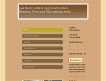 Tablet Screenshot of lynhuck.com